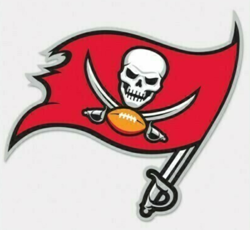 TAMPA BAY BUCCANEERS PERFECT CUT COLOR DECAL 8" X 8"