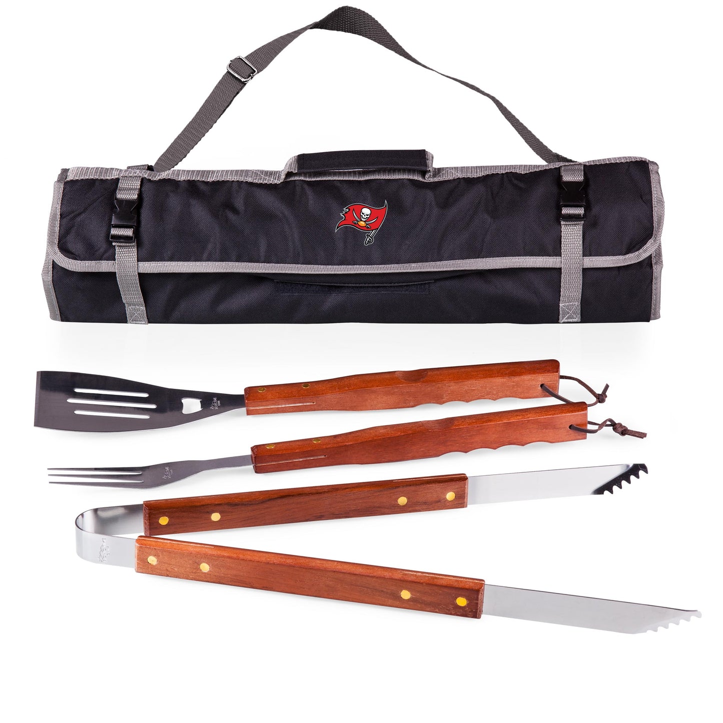 Tampa Bay Buccaneers - 3-Piece BBQ Tote & Grill Set