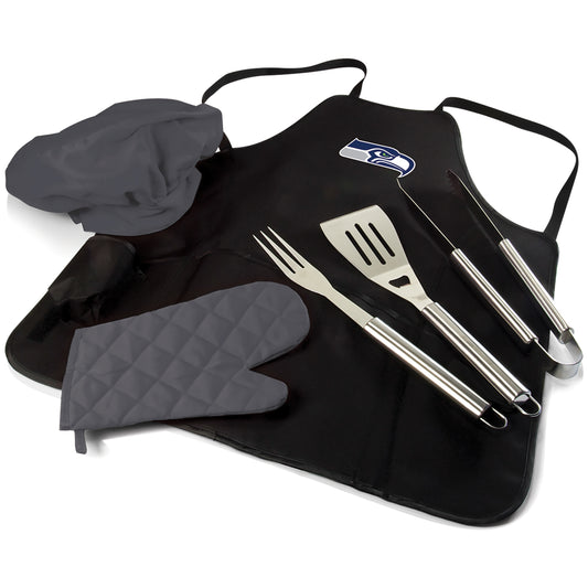 Seattle Seahawks - BBQ Apron Tote Pro Grill Set
