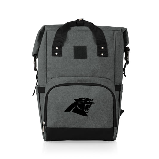 Carolina Panthers - On The Go Roll-Top Cooler Backpack