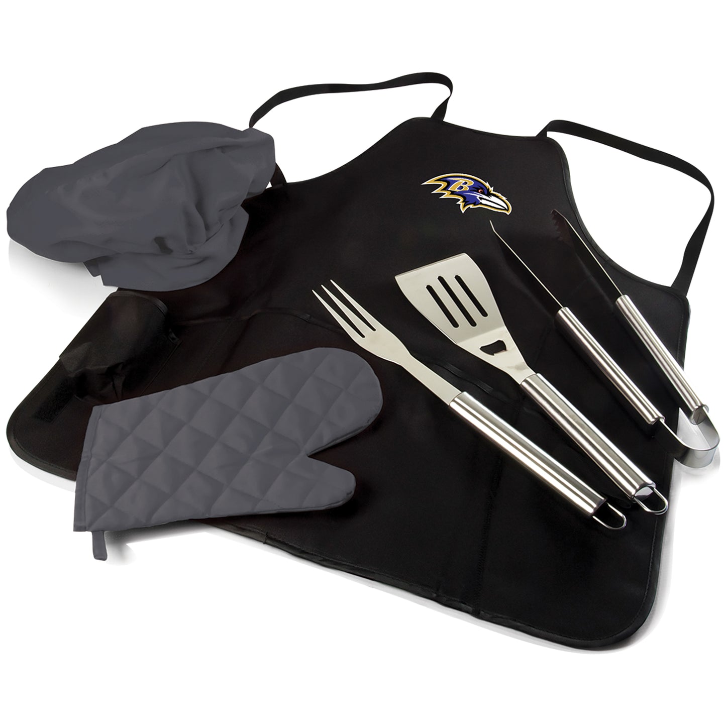 Baltimore Ravens - BBQ Apron Tote Pro Grill Set