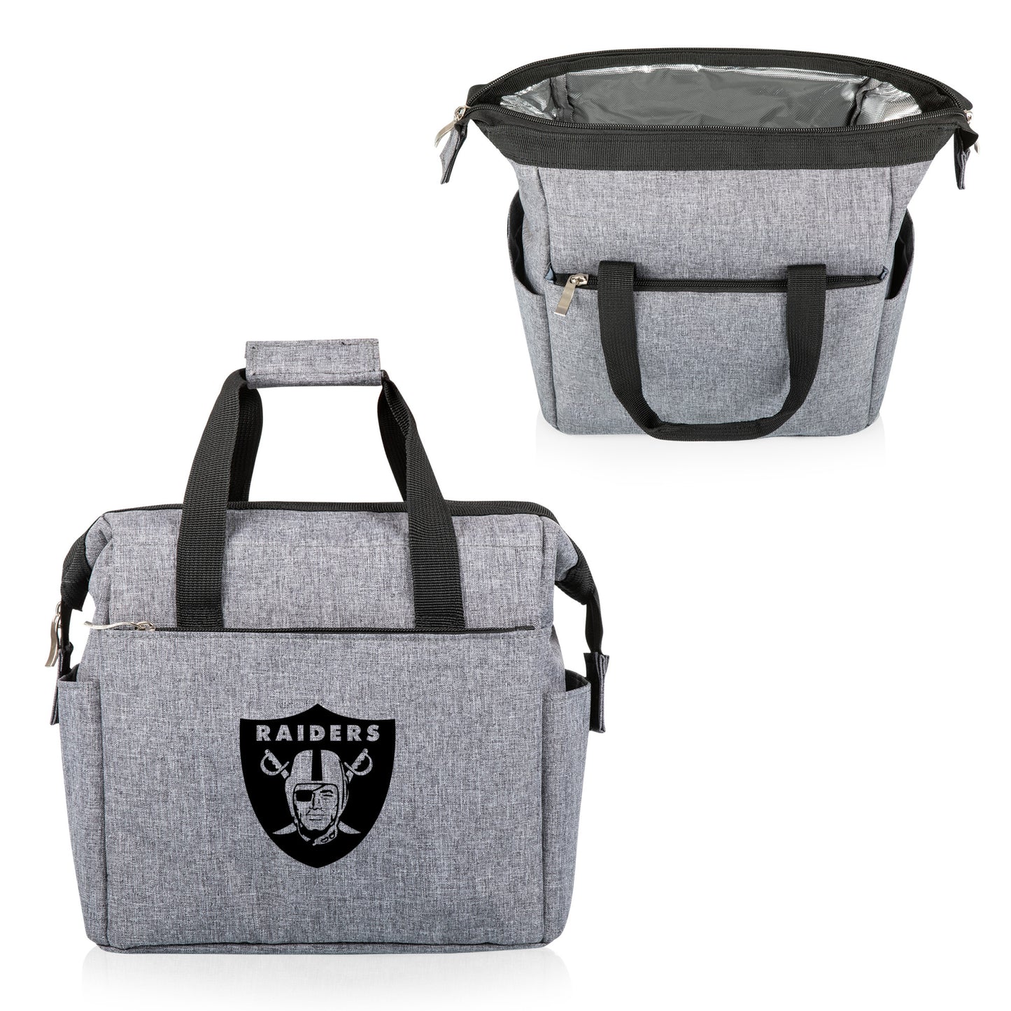 Las Vegas Raiders On The Go Lunch Cooler, (Heathered Gray)