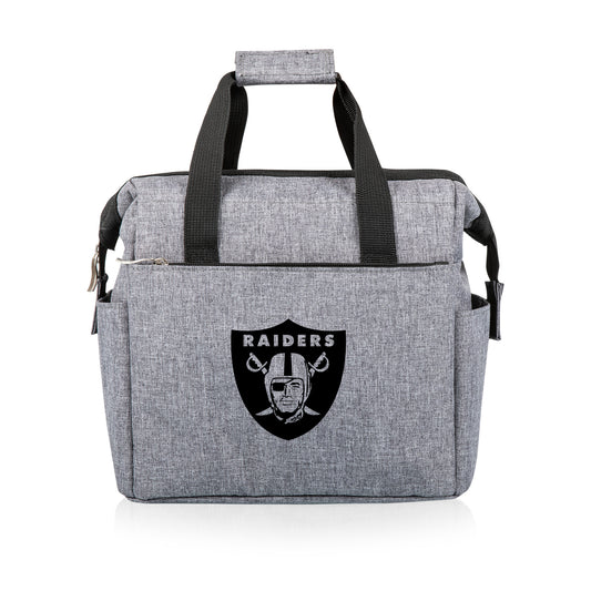 Las Vegas Raiders On The Go Lunch Cooler, (Heathered Gray)