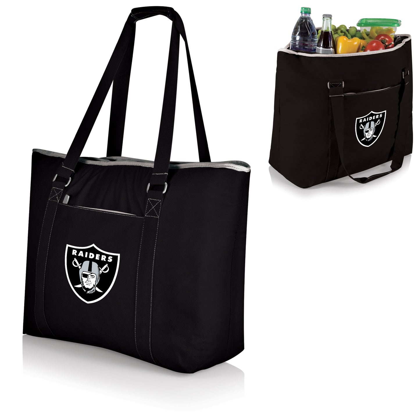 Las Vegas Raiders Tahoe XL Cooler Tote Bag, (Black)