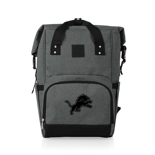 Detroit Lions - On The Go Roll-Top Cooler Backpack