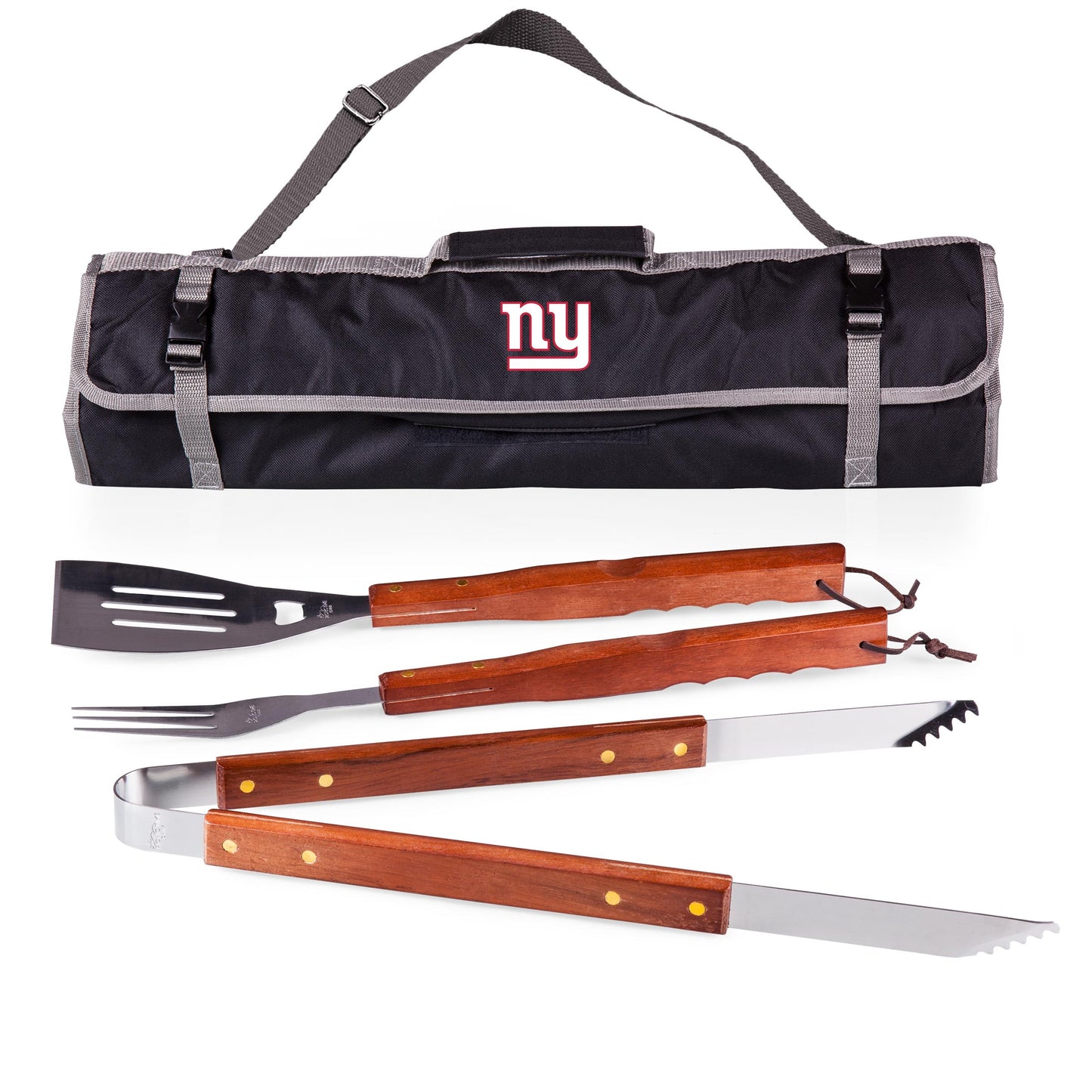 New York Giants - 3-Piece BBQ Tote & Grill Set