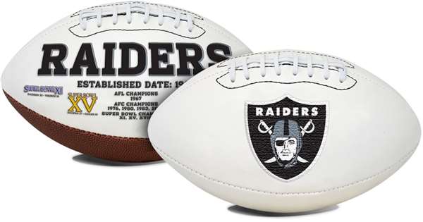 Las Vegas Raiders Full Size  Autographable Football