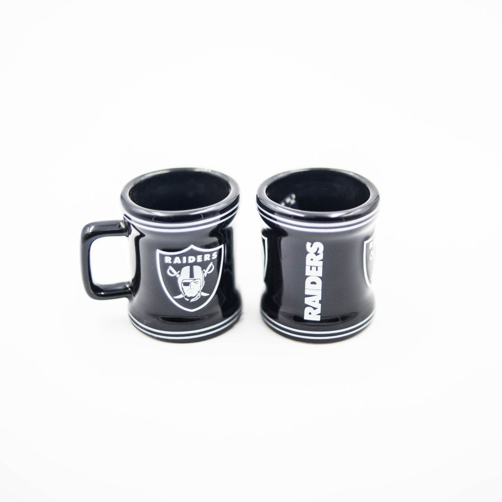 Raiders Stripe Mini Mug Shot Glass
