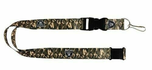 Las Vegas Raiders Army Camouflage Key Chain Lanyard