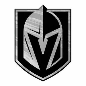 Vegas Golden Knights Silver Chrome Emblem Decal
