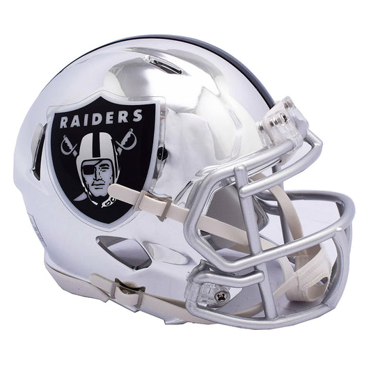 Raiders Alternate Chrome Mini Helmet