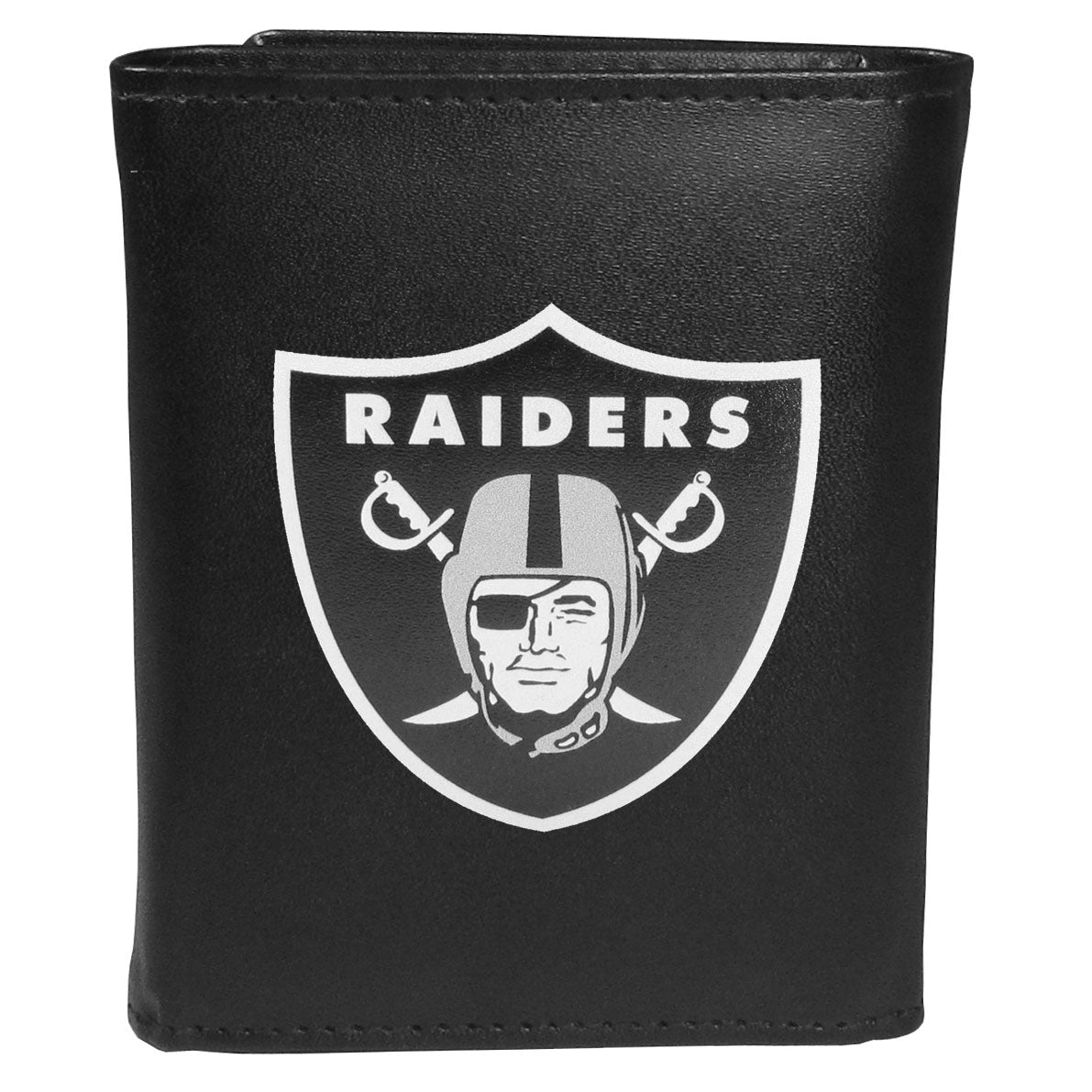Las Vegas Raiders Leather Tri-fold Wallet, Large Logo