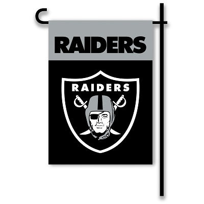 Raiders Home/Yard Flag 13" x 18" 2-Sided