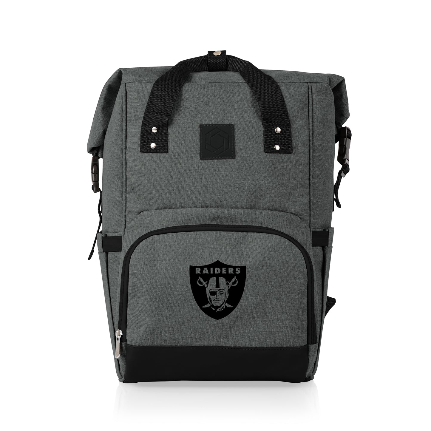 Las Vegas Raiders - On The Go Roll-Top Cooler Backpack
