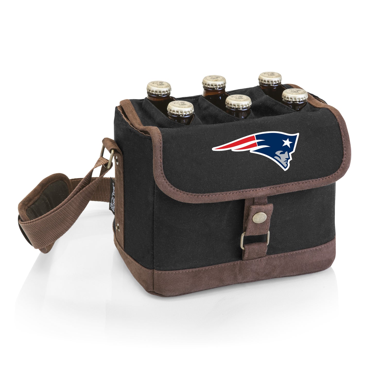 New England Patriots - Beer Caddy Cooler Tote with Opener
