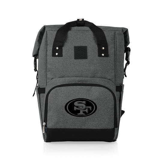San Francisco 49ers - On The Go Roll-Top Cooler Backpack