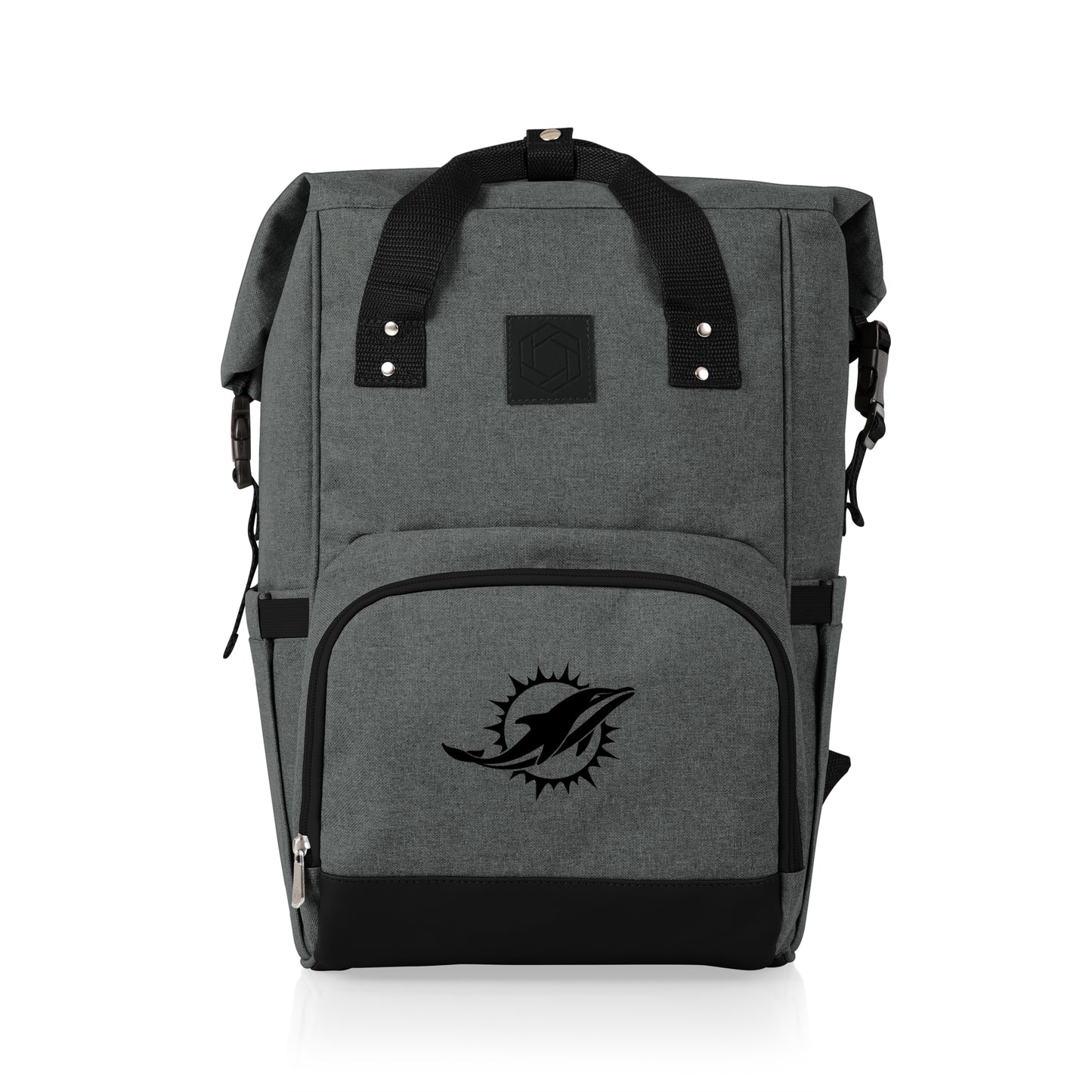 Miami Dolphins - On The Go Roll-Top Cooler Backpack