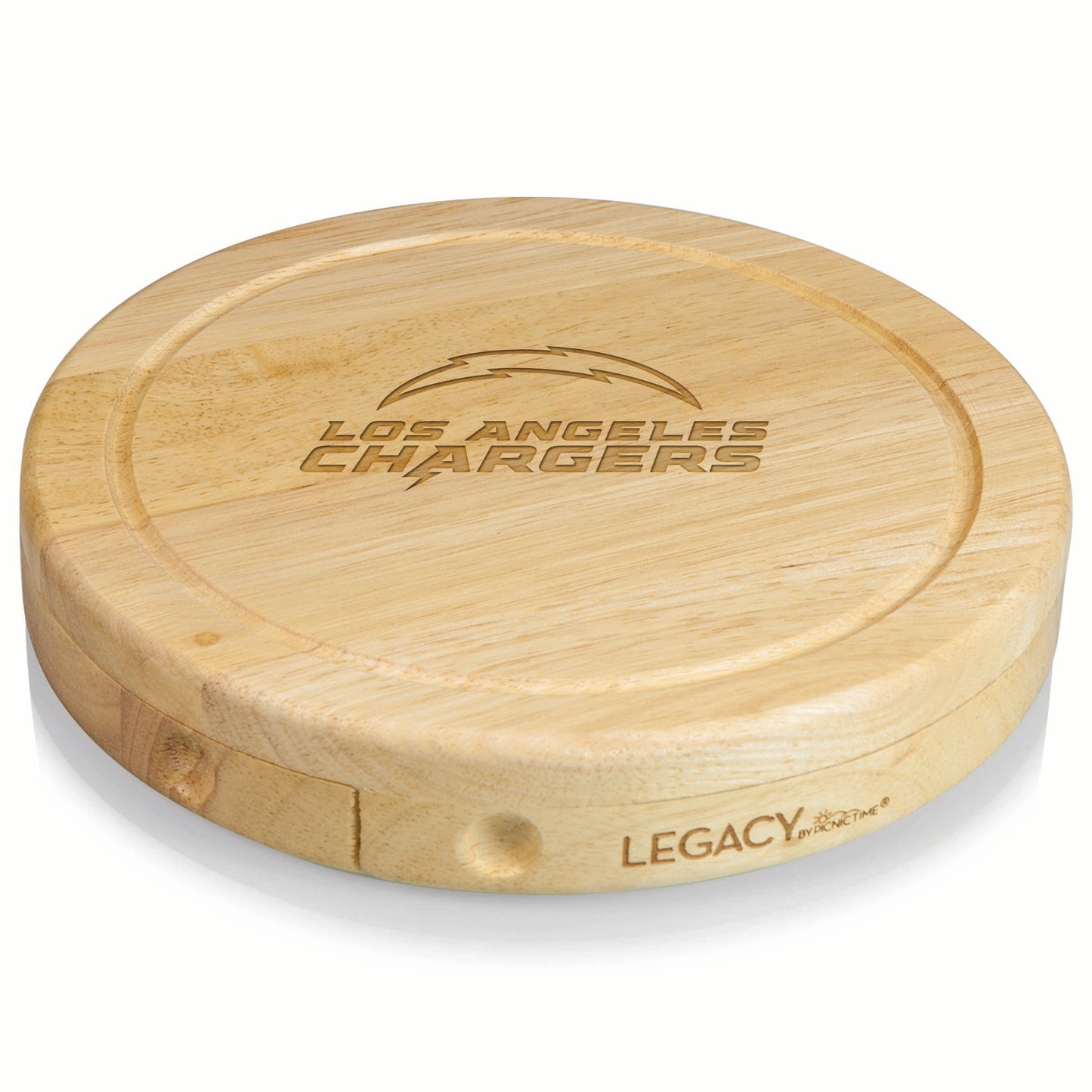 Los Angeles Chargers - Brie Cheese Cutting Board & Tools Set