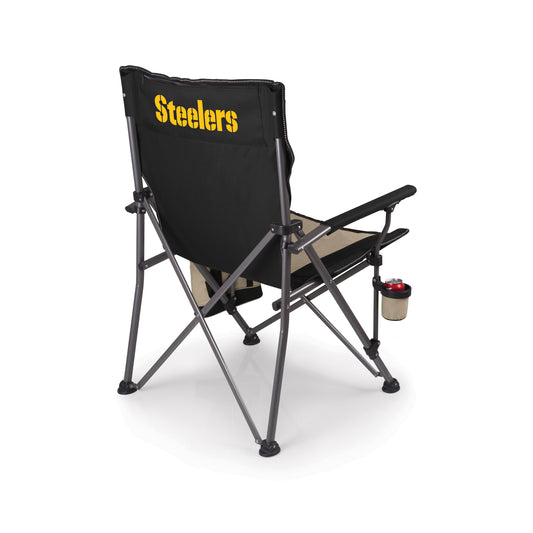 Pittsburgh Steelers - Big Bear XL Camp Chair with Cooler